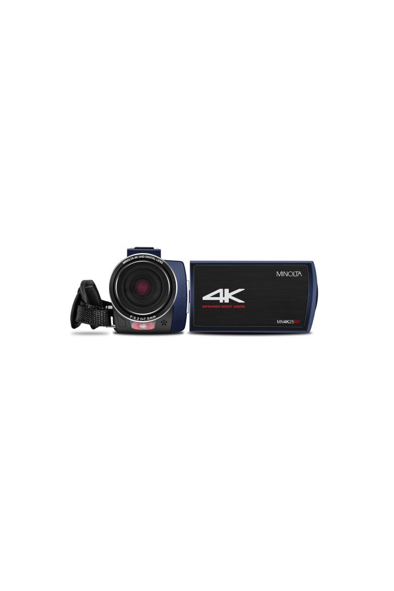 4K Ultra HD Infrared Night Vision Camcorder, Alternate, color, Blue