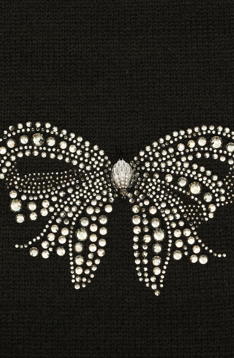 Kurt Geiger London Belgravia Bow Scarf, Alternate, color, Black