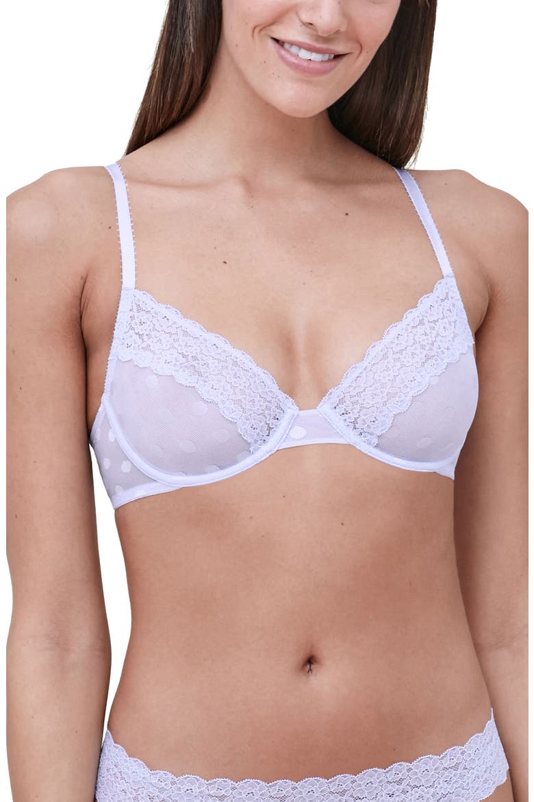 Dare Unlined Underwire Bra, Main, color, ICED LAVEN