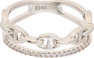 Juvell Cubic Zirconia Mariner Link Band Ring