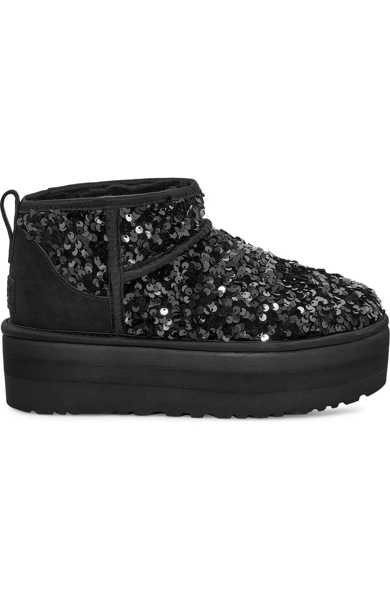 UGG<sup>®</sup> Ultra Mini Chunky Sequin Boot, Alternate, color,