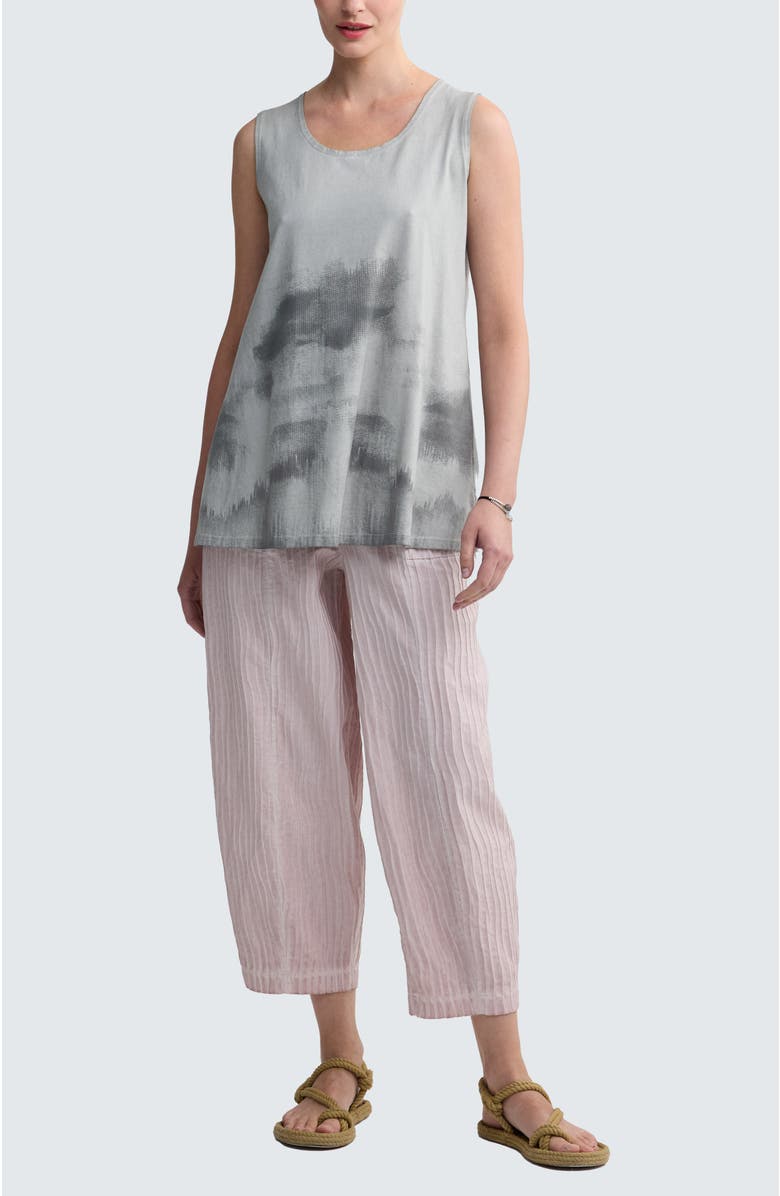 LUUKAA Edrie Garment-Dyed Tank Top, Alternate, color, Ash Grey