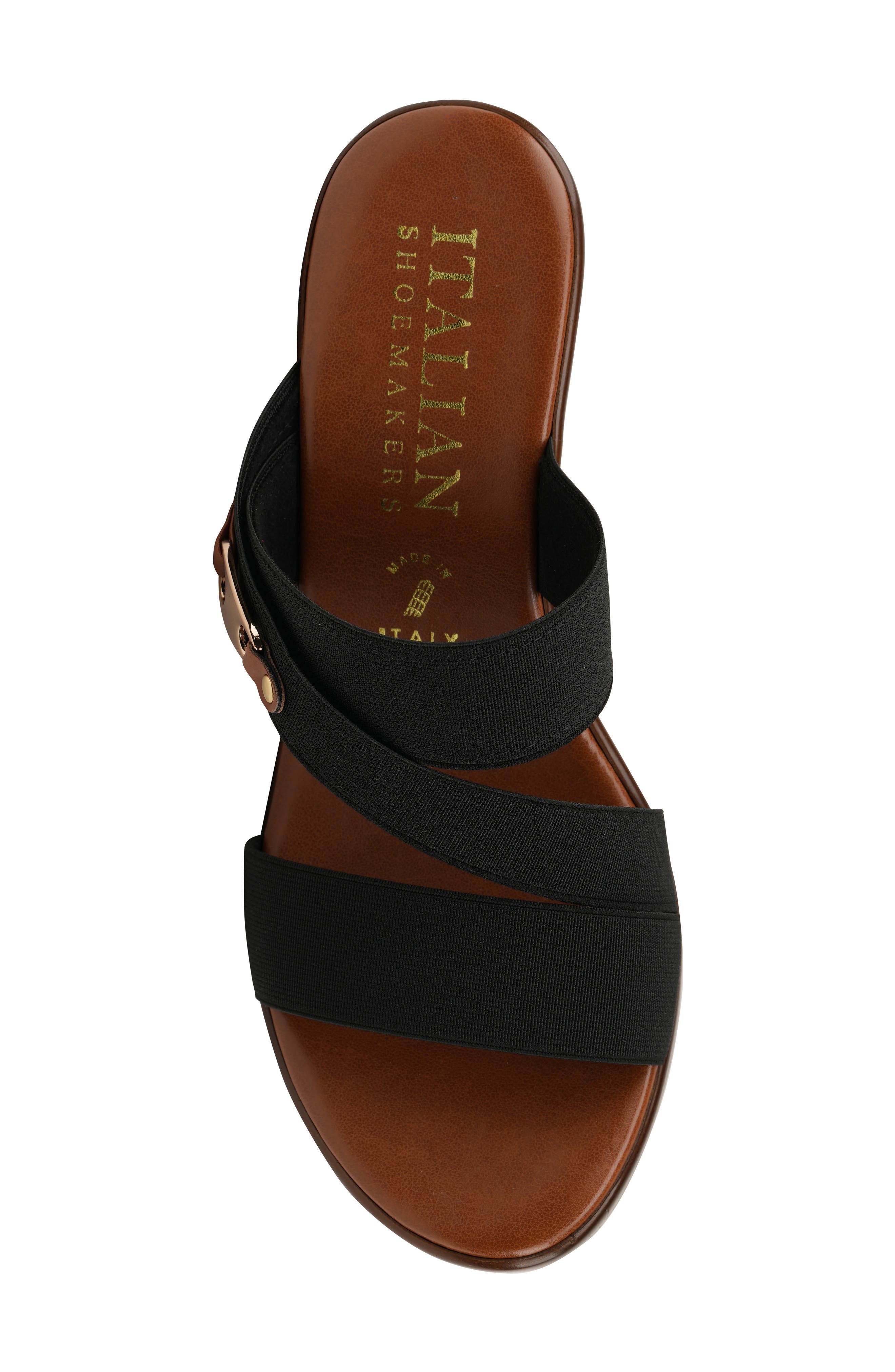 ITALIAN SHOEMAKERS Koda Wedge Slide Sandal, Alternate, color, 