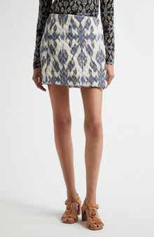 Ulla Johnson Zina Quilted Wrap Miniskirt