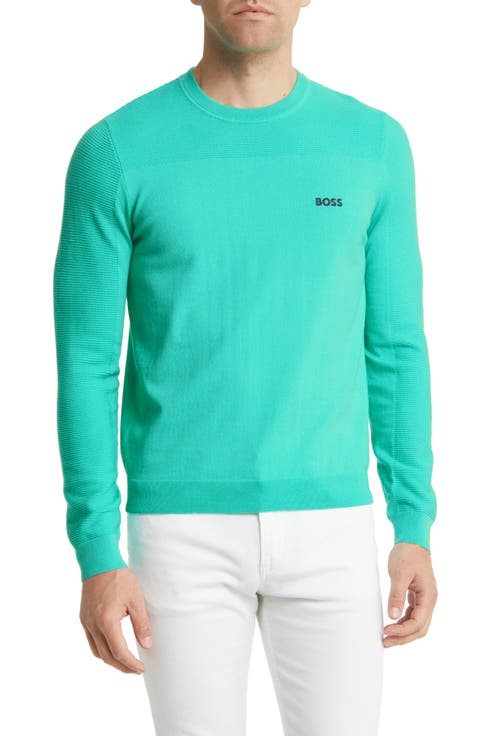 Romar Textureblock Crewneck Sweater