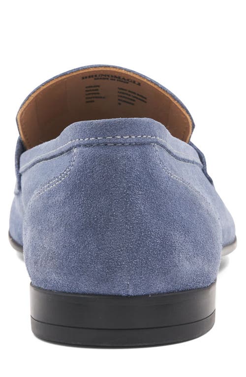 Bruno Magli Lastra Loafer In Light Blue Suede