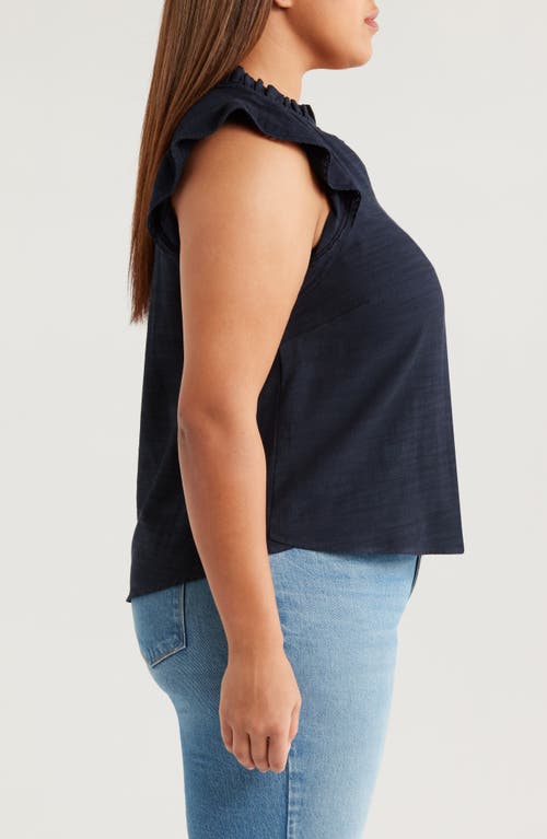 Wit & Wisdom Flutter Sleeve Jersey Top