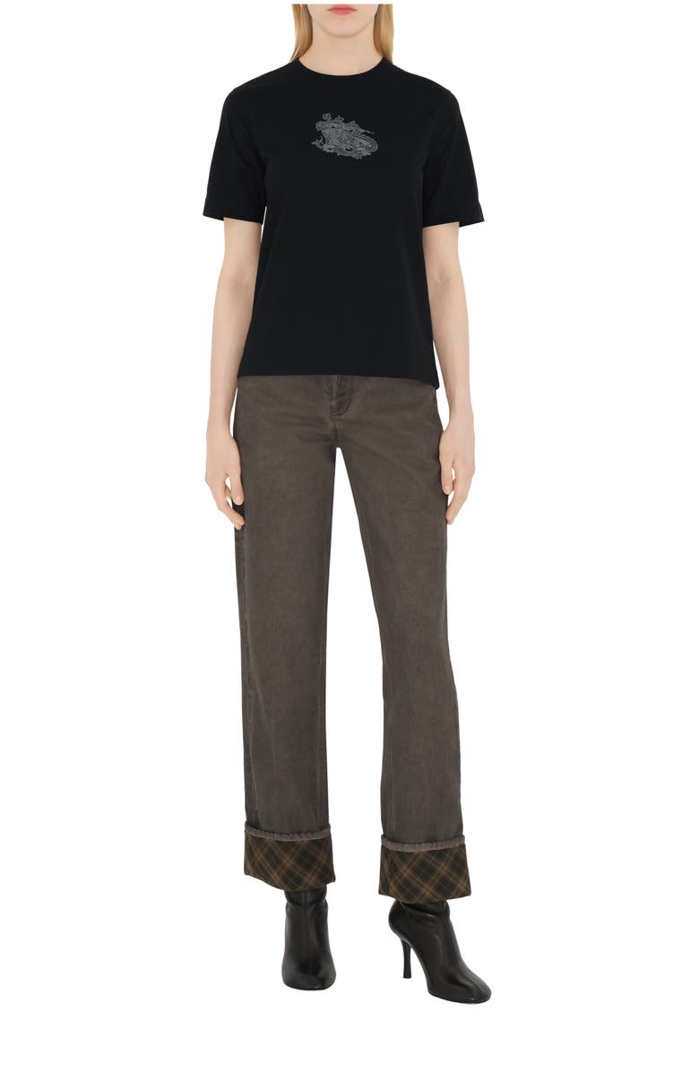 Burberry Paisley EKD Cotton T-shirt, Main, color, 