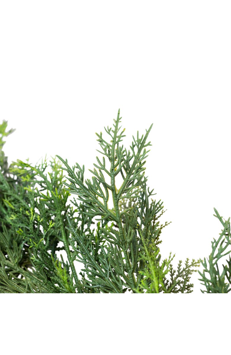Northlight Cedar Artificial Christmas Garland - 6' x 14" - Unlit, Alternate, color, Green