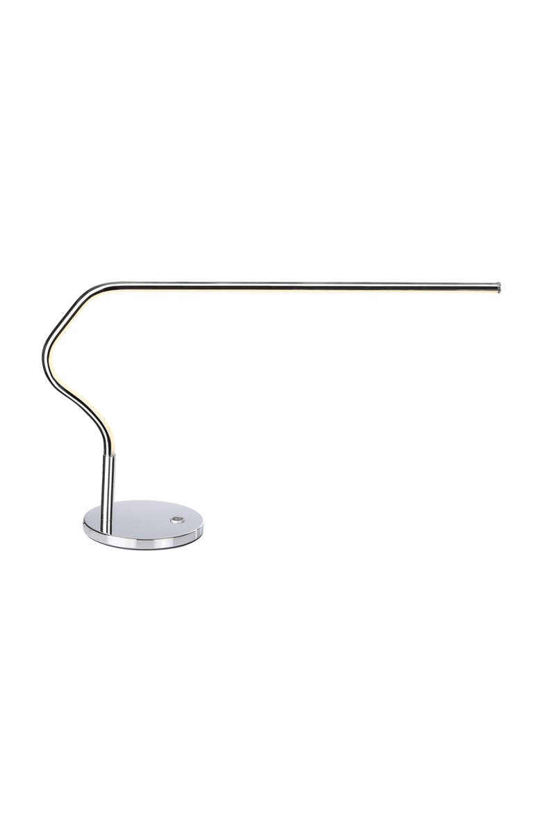 JONATHAN Y Julian 15" LED Integrated Task Lamp, Chrome, Main, color, Chrome