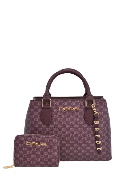 Adela Small Monogram Satchel with Wallet