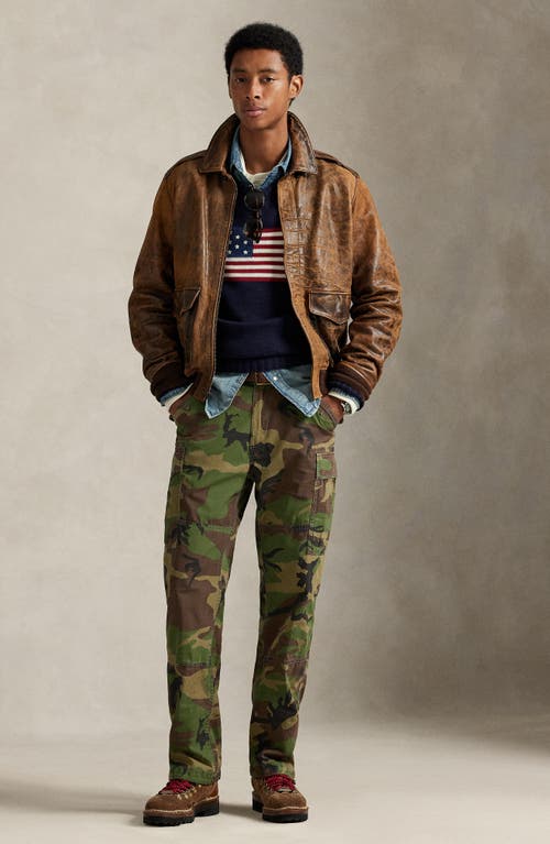 Polo Ralph Lauren Lightweight Rustic Canvas Cargo Pants In Green
