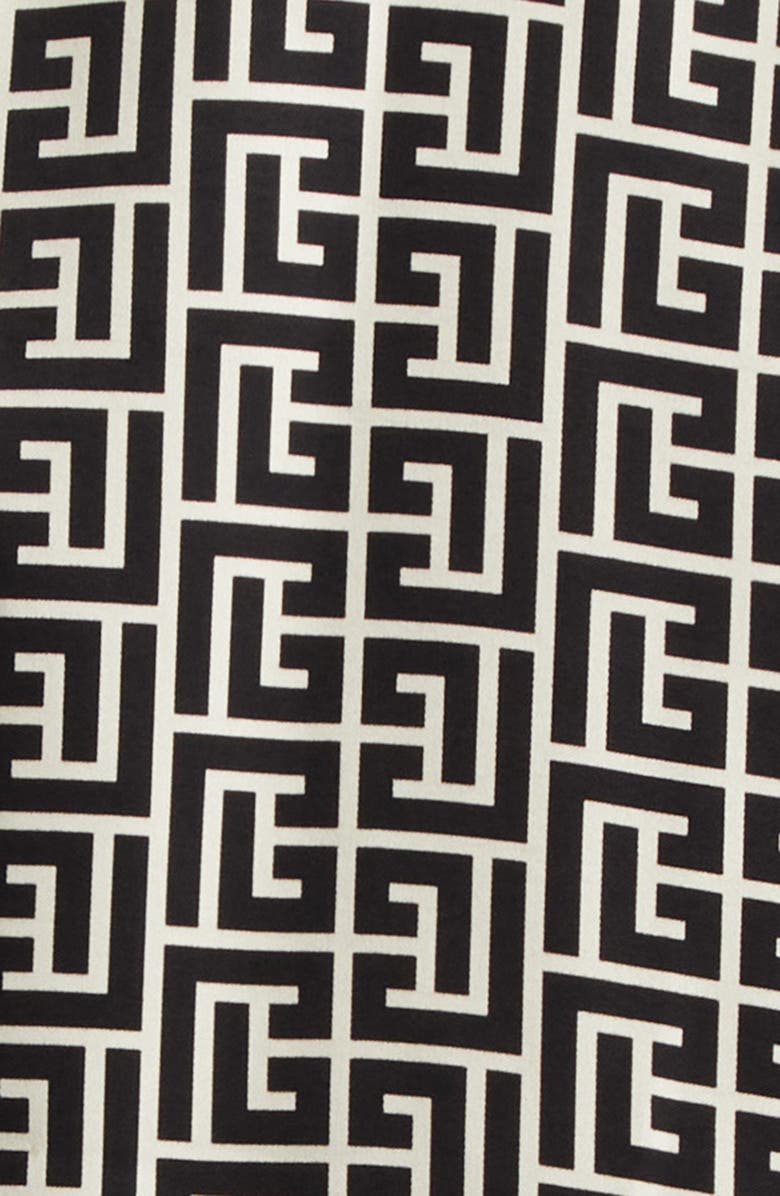 Balmain Monogram Varsity Jacket, Alternate, color,