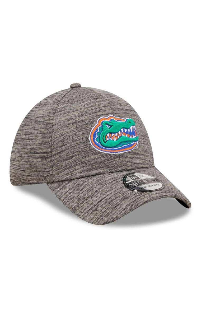 Men's New Era Heather Gray Florida Gators Essential 39THIRTY Flex Hat, Alternate, color, Heather Gray