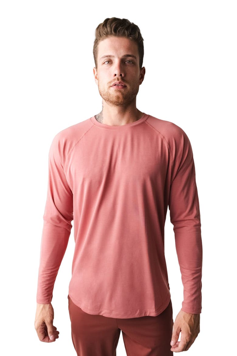 Adapt Long Sleeve, Alternate, color, Terracotta
