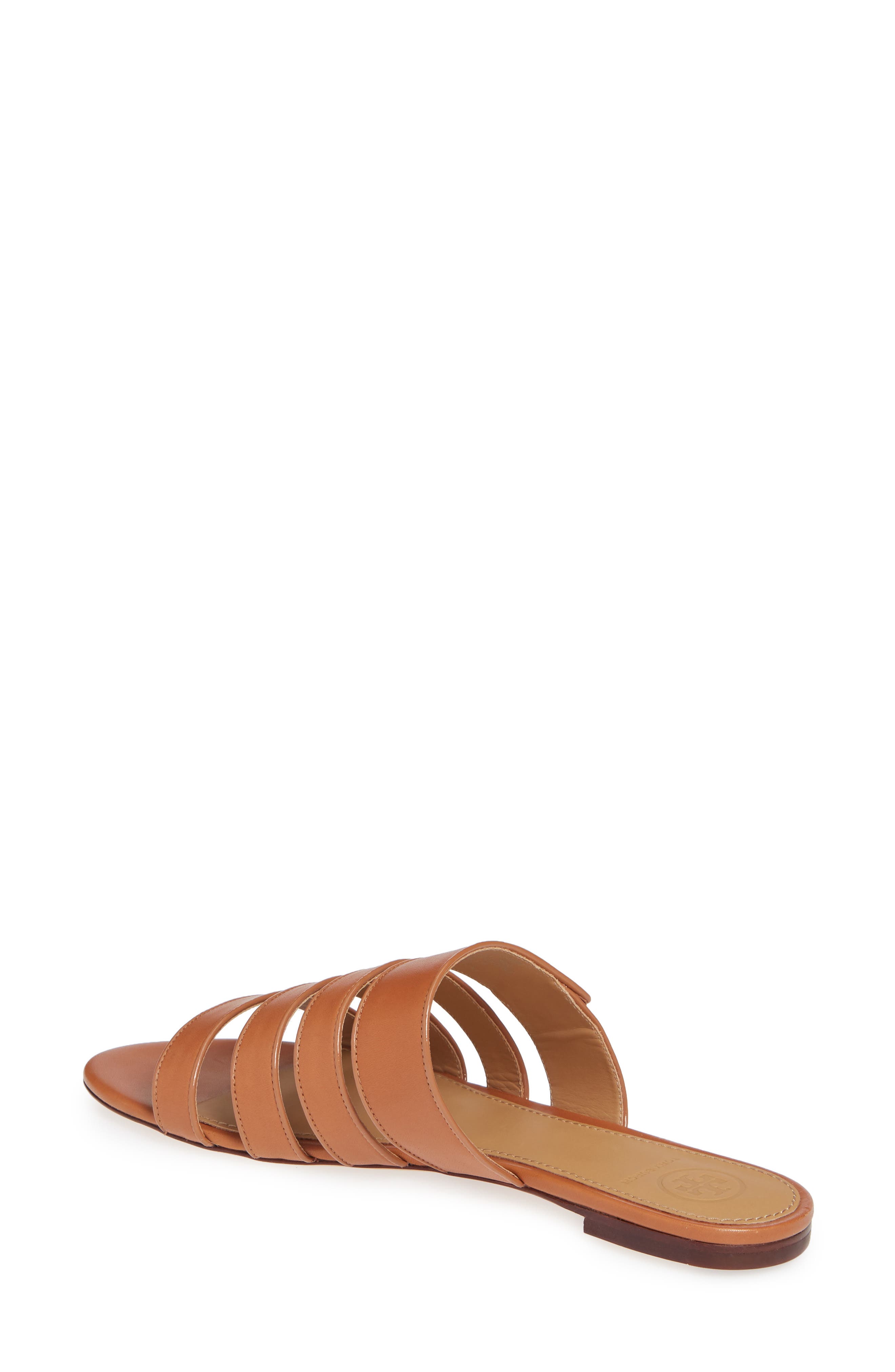Kira Strappy Slide Sandal, Alternate, color, TAN/ TAN
