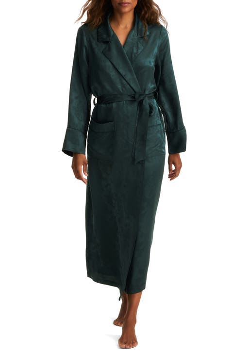 Mulberry Silk Jacquard Robe