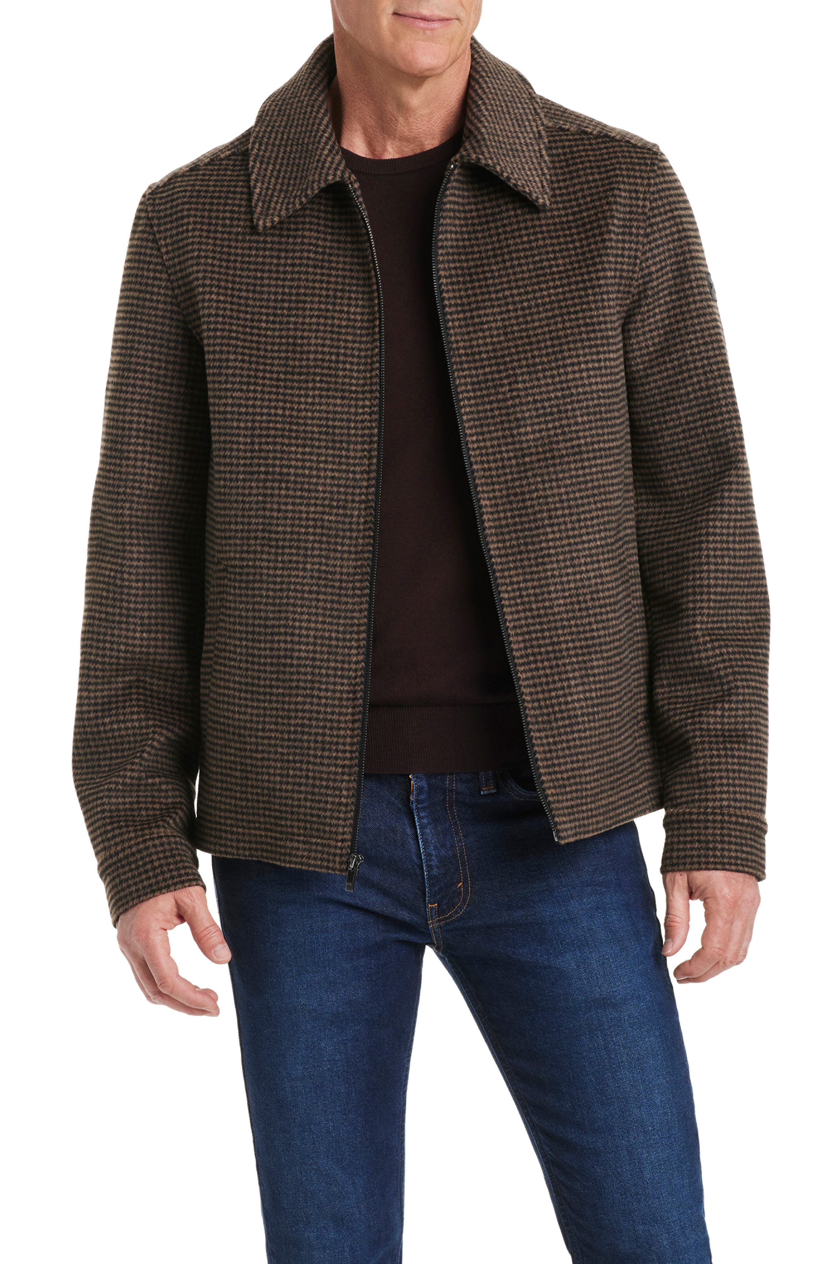BROWN HOUNDSTOOTH