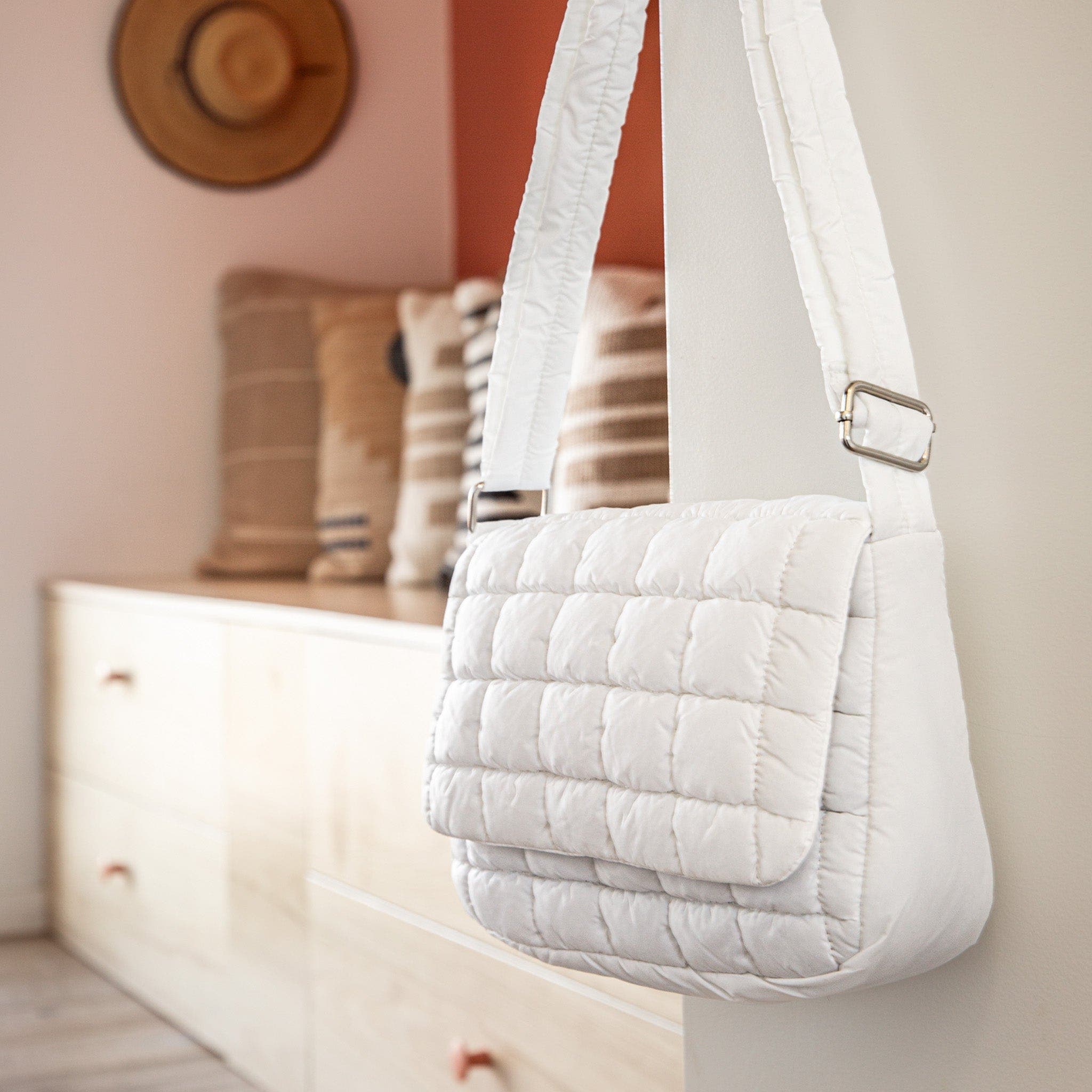 The Halo Crossbody Bag, Alternate, color, White