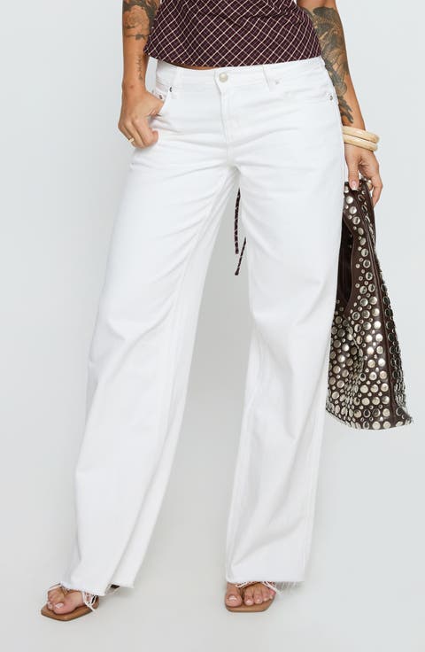 Sabryna Low Rise Straight Leg Jeans