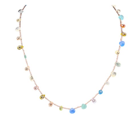 Multi Colored Gemstone Necklace