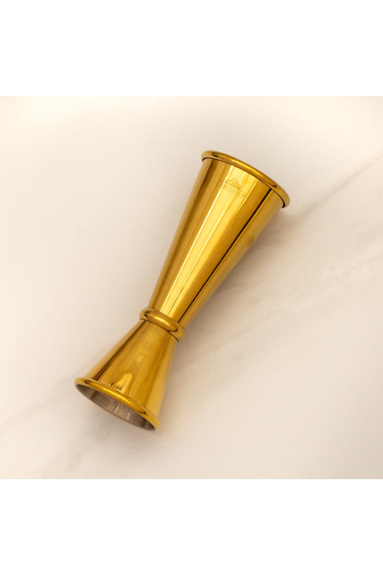 Gold Japanese Cocktail Jigger, Alternate, color, Gold