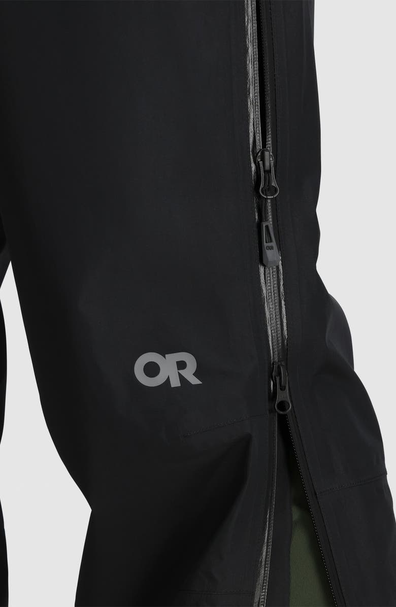 Outdoor Research Foray 3L Waterproof Pants, Alternate, color, Black