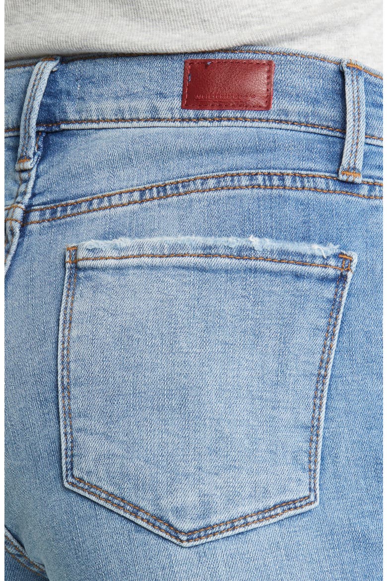 Brandon High Waist Release Hem Ankle Straight Leg Jeans, Alternate, color, LIGHT MEDIUM SANTIAGO