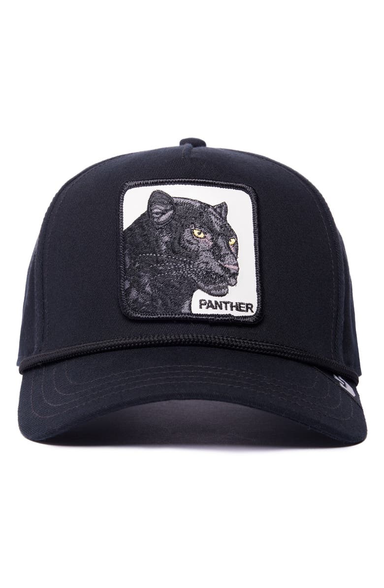 Goorin Bros. Panther 100 Embroidered Patch Denim Baseball Cap, Main, color, 