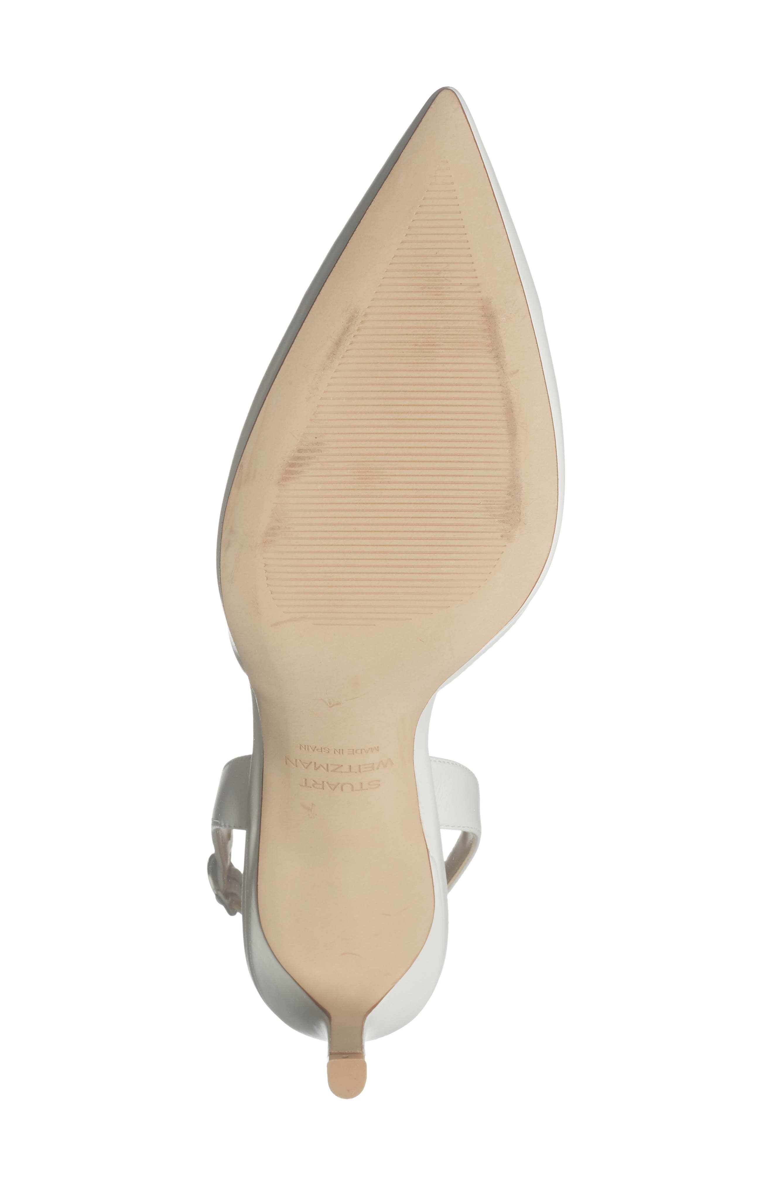 Stuart Weitzman Julia 75 Slingback Pump, Alternate, color, White.