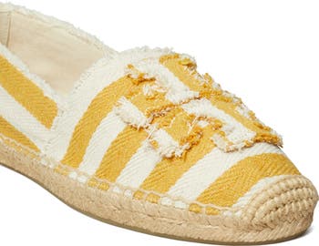 Fray Stripe Espadrille Flat