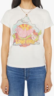 MOTHER The Boxy Goodie Goodie Focus Graphic T-Shirt