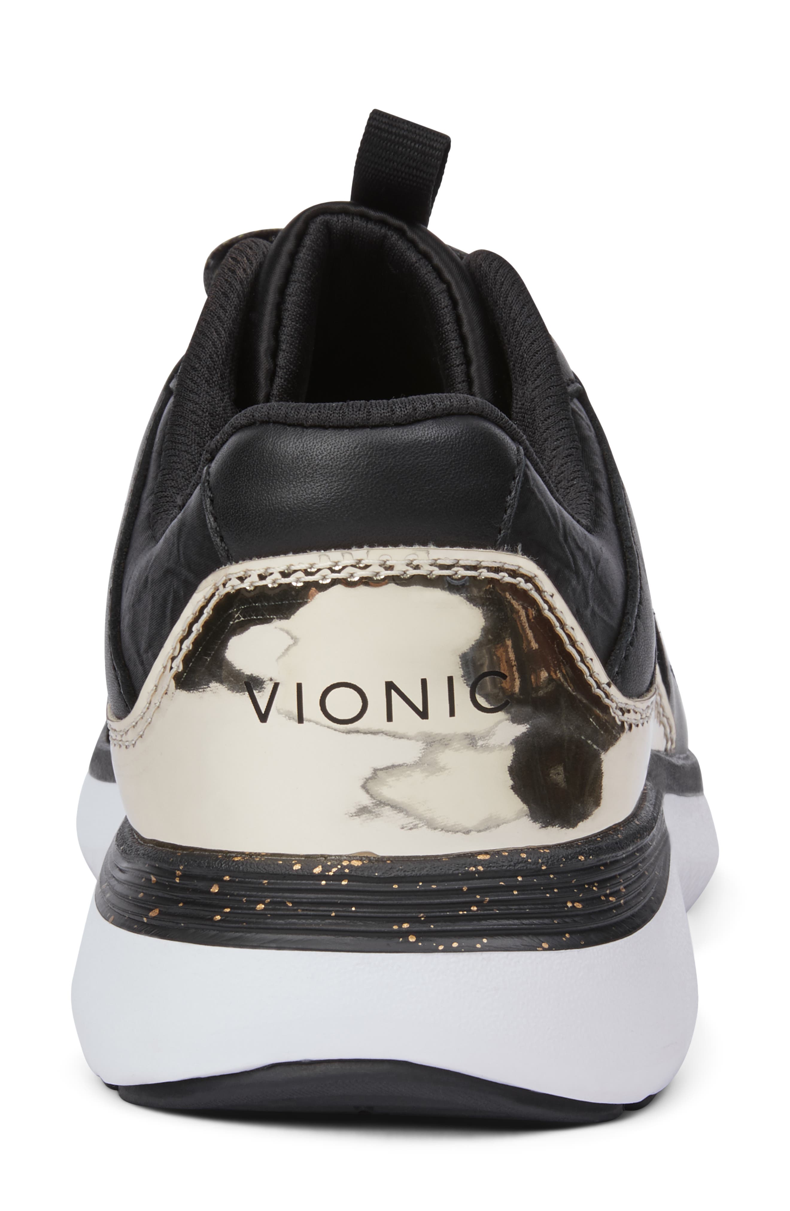 Adela Sneaker, Alternate, color, BLACK FABRIC