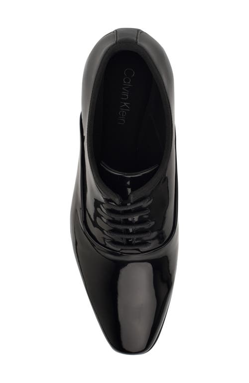 Calvin Klein Cardiff 3 Oxford In Black Patent