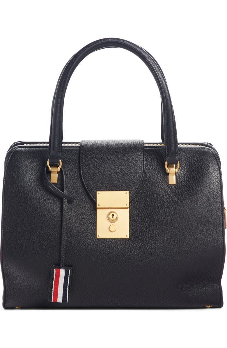 Thom Browne Mrs. Thom Deerskin Leather Shoulder Bag, Main, color,