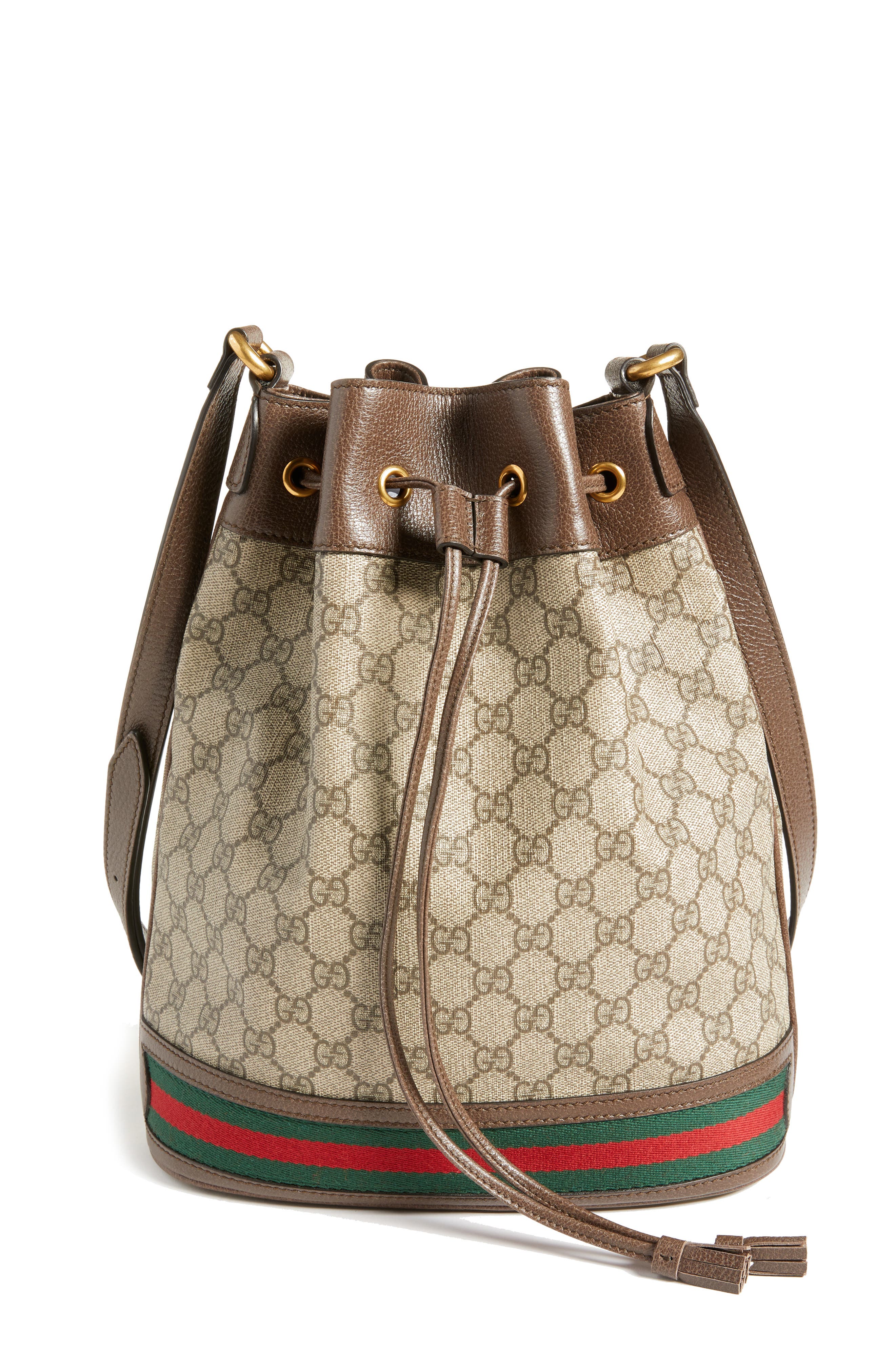 Gucci Bucket Shoulder Bag, Main, color, 