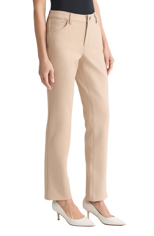 Jones New York Lexington Straight Leg Pants In Brown