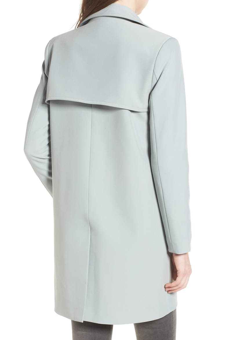 Drape Trench, Alternate, color, SEAFOAM