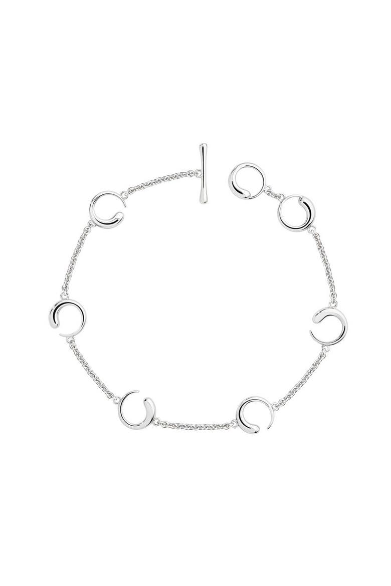 Luna Station Bracelet, Main, color, Sterling Silver