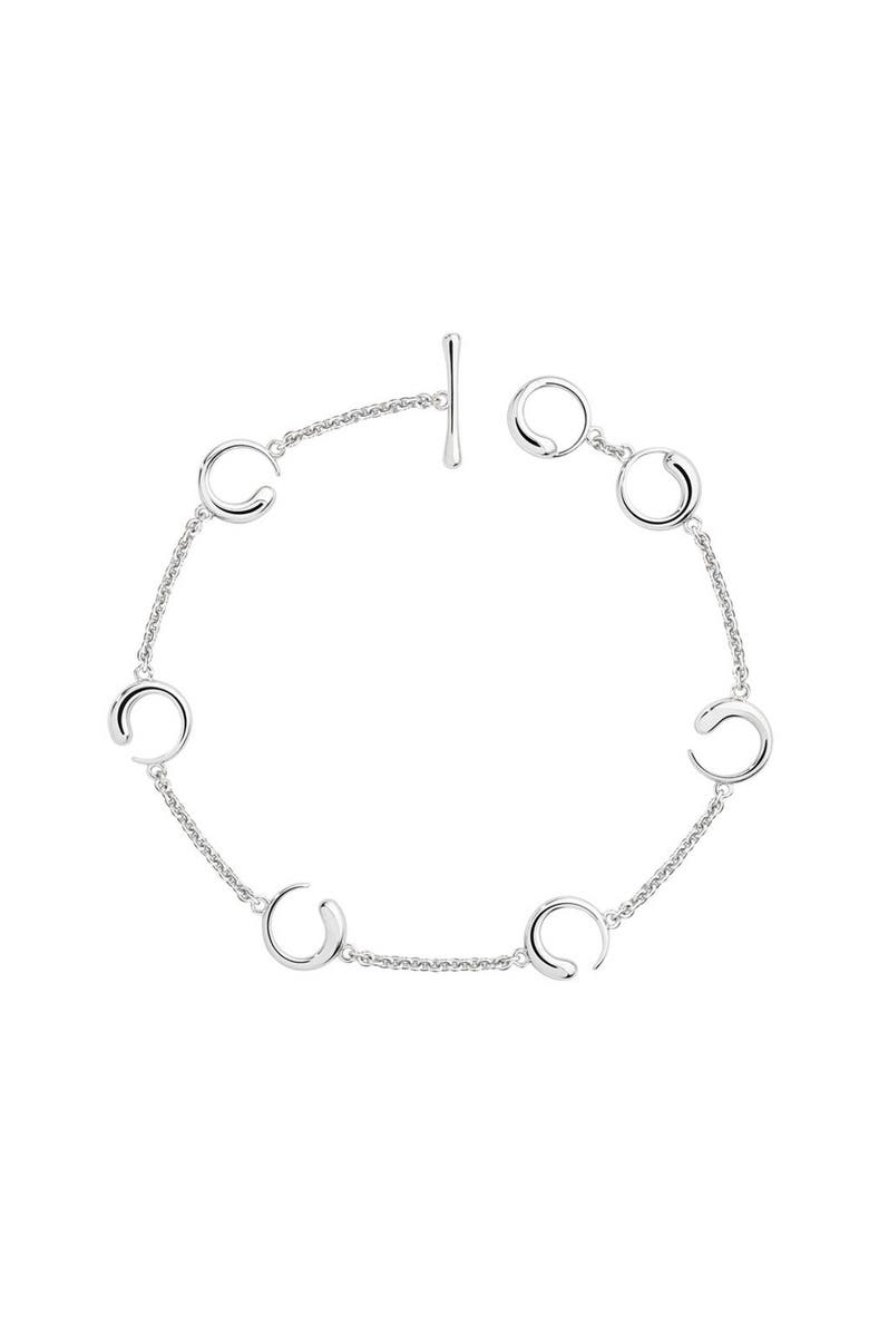 Lucy Quartermaine Luna Station Bracelet, Main, color, Sterling Silver
