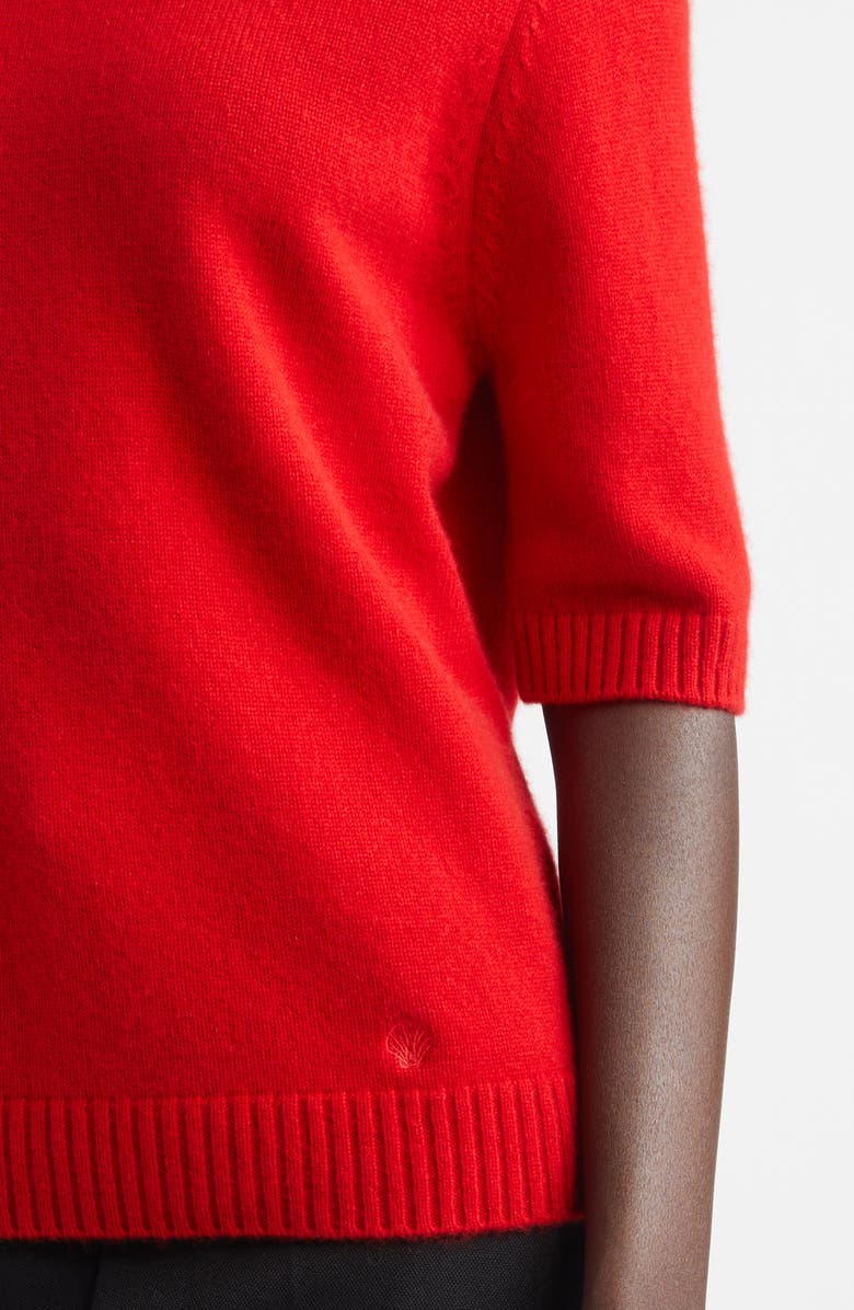 LOULOU DE SAISON Dara Elbow Sleeve Cashmere Sweater, Alternate, color, Red