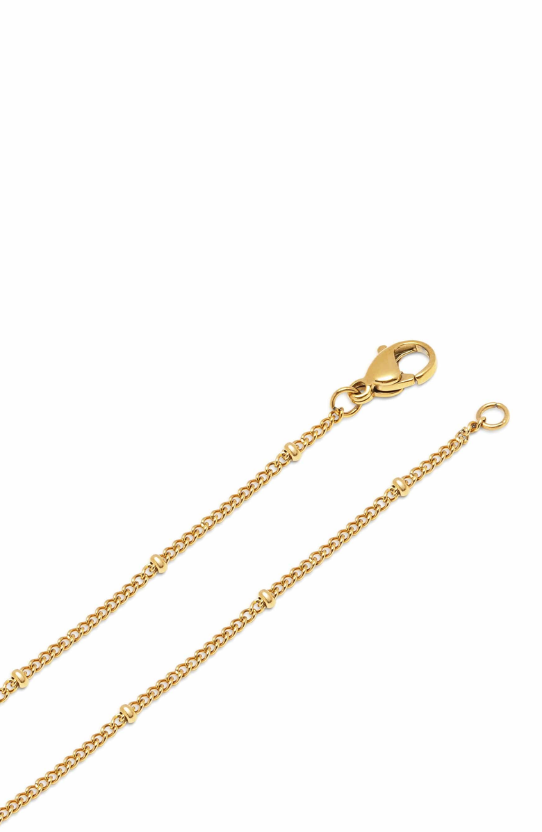 Nialaya Guardian Hand Pendant Necklace, Alternate, color, Gold / Turquoise