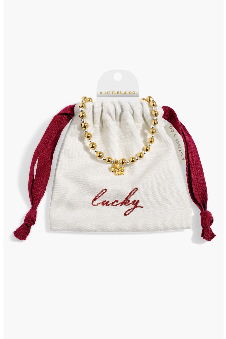Words To Treasure 'Lucky' Bracelet, Main, color, Mixed