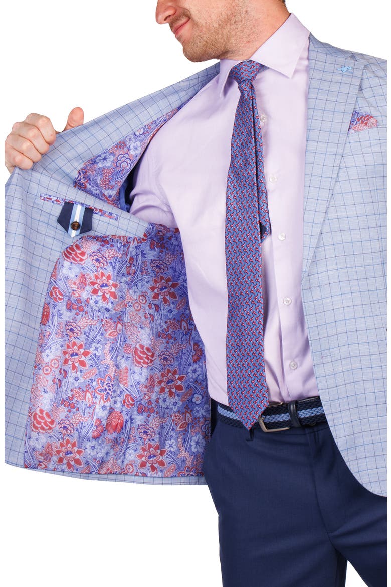 Check Sport Coat, Alternate, color, BLUE