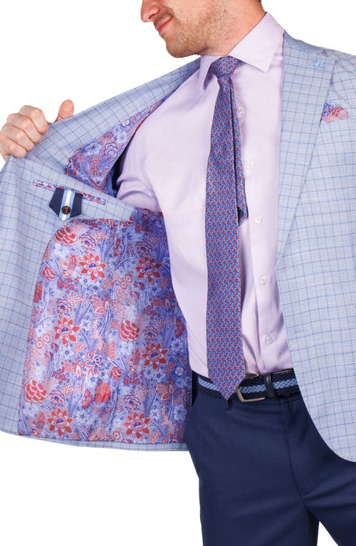 Tailorbyrd Check Sport Coat In Blue
