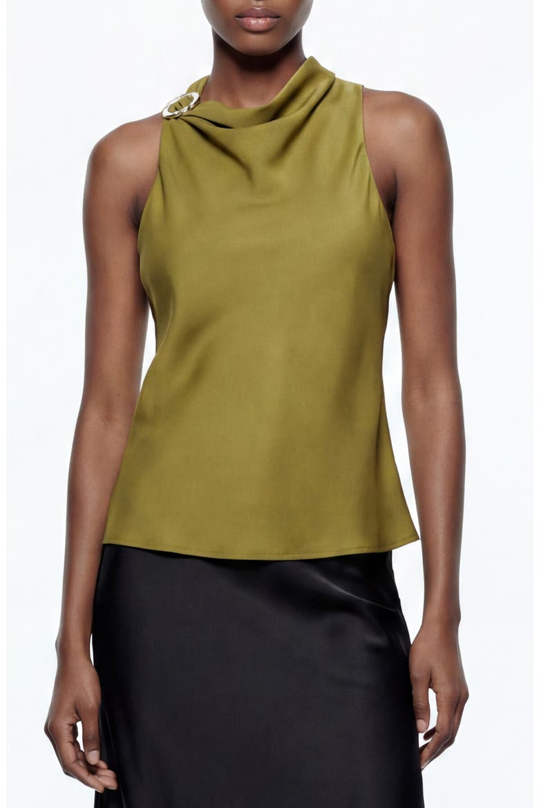 Nova Cowl Neck Top, Main, color, SWEET PEA