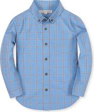 Hope & Henry Kids' Organic Long Sleeve Stretch Poplin Shirt