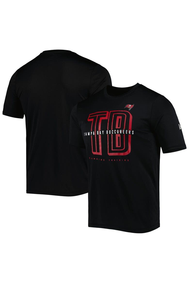 Men's New Era Black Tampa Bay Buccaneers Scrimmage T-Shirt, Main, color, Black
