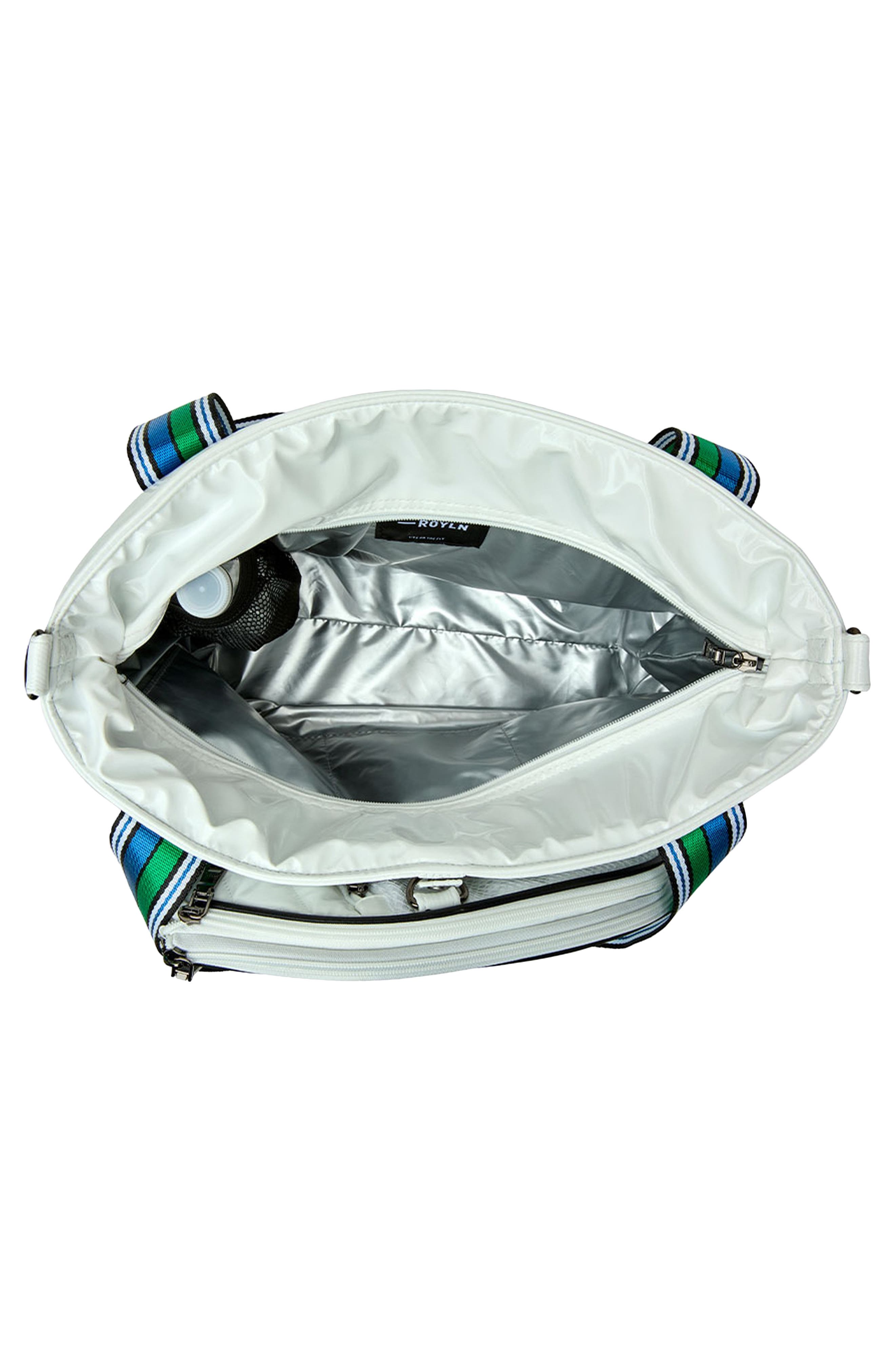 THINK ROYLN Ace of the Court Pickleball Bag, Alternate, color, White Patent