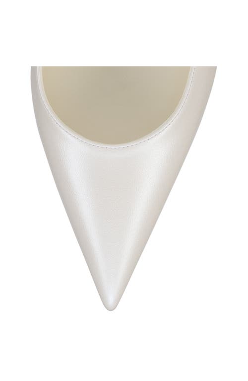 Christian Louboutin Miss Z Pointed Toe Pump In White